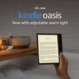 Kindle Oasis (B07L5G6M1R) 10th Gen, 7" Inch Display, 32 GB, Now with adjustable warm light, WiFi + Free 4G - Graphite