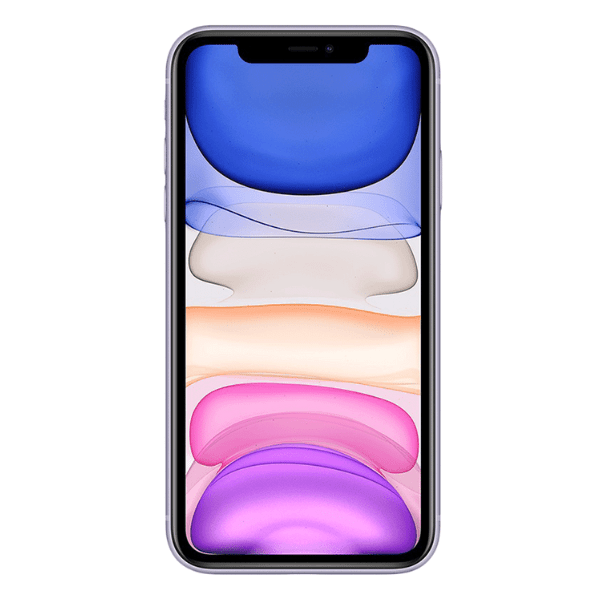 Apple iPhone 11 (MHDF3HN/A) with 4 GB RAM, 64GB storage, 4 G technology, Nano and eSIM, Purple