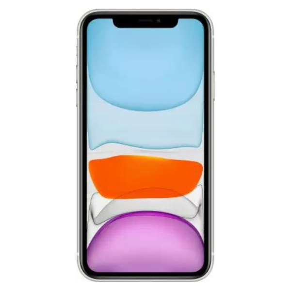 Apple iPhone 11 (MHDC3HN/A) with 4 GB RAM, 64GB storage, 4 G technology, Nano and eSIM, White
