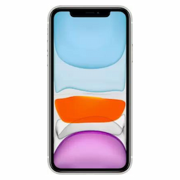 Apple iPhone 11 (MHDJ3HN/A) with 4 GB RAM, 128GB storage, 4 G technology, Nano and eSIM, White