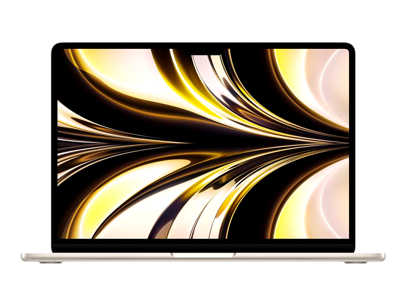 Apple MacBook Air Laptop with M2 chip 8 GB RAM 256 GB SSD - MLY13HN/A 13.6-inches Star Light