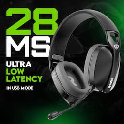 SpinBot Ranger HX500 Tri-Mode Wireless Gaming Headphones, 28ms Low-Latency, 2.4GHz Bluetooth & Wired Gaming Headset