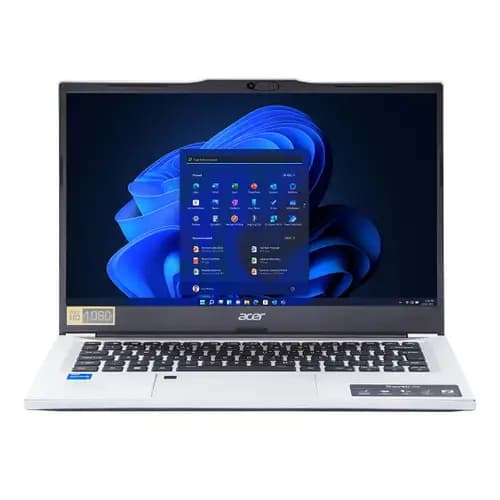 Acer TravelLite Business Laptop 13th Gen Intel Core i3-1315U Processor (Windows 11 Home/8 GB RAM/512 GB SSD) TL14-52M with 35.5 cm (14") FHD Display, Backlight Keyboard, Fingerprint, 1.34 KG