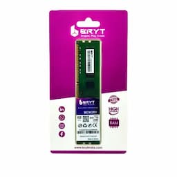 BRYT BR-5001-13 Standard DDR3 8 GB (Dual Channel) PC DRAM (RAM DDR3 Long DIMM , 1600MHz , 240 Pins , RAM Memory for PC and Desktop), Black