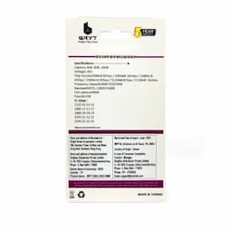 BRYT BR-5001-13 Standard DDR3 8 GB (Dual Channel) PC DRAM (RAM DDR3 Long DIMM , 1600MHz , 240 Pins , RAM Memory for PC and Desktop), Black