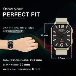 Hammer Arctic, Bluetooth Calling Smartwatch with 2.04 inch SUPER AMOLED Display, Champagne Gold