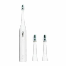 Hammer UltraFlow Electric Toothbrush and 3 Replaceable Brush Heads for Men and Women, 6 Brushing Modes, White