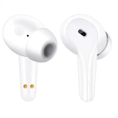 IKODOO Buds X ANC in-Ear Earbuds with Mic, AI-ENC, Upto 24 Hrs Playtime, 10mm Bass Drivers, Bluetooth 5.3, Voice Command, IPX4, Type-C, Fast Charging-(10 Min = 90 Min), White