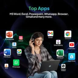 Primebook 4G PB4G11064#006C, MediaTek MT8788 - 4 GB RAM 64 GB EMMC Storage, Prime OS , 11.6 Inch, Black, 1.2 kg, Android Laptop