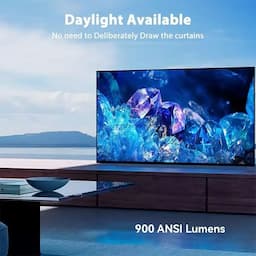 Wanbo Mozart 1 LCD Portable Projector, 900 ANSI Lumens, 1080P Native Resolution, White