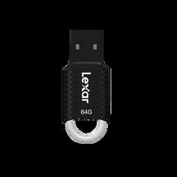 Lexar LJDV40-64GAB JumpDrive V40 64GB USB Flash Drive, Black