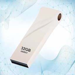 BRYT BR-5001-39 Metal Body Flash Drive USB 3.1 High-Speed Type A Pendrive With 3 Years Warranty 32 GB Pen Drive(Silver)